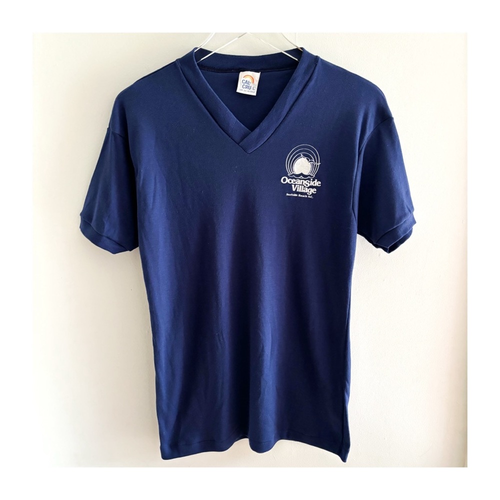 Vintage V Neck T Shirt
